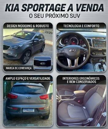 KIA SPORTAGE 2.0 LX 4X2 16V FLEX 4P AUTOMÁTICO KIA SPORTAGE 2.0 LX 4X2 16V FLEX 4P AUTOMÁTICO
